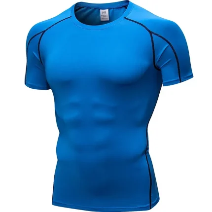Men's Compression Shirt Running Shirt 3D Print Long - Image 8