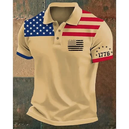 Men's Hunting Boots with Patriotic Deer Print - Image 6