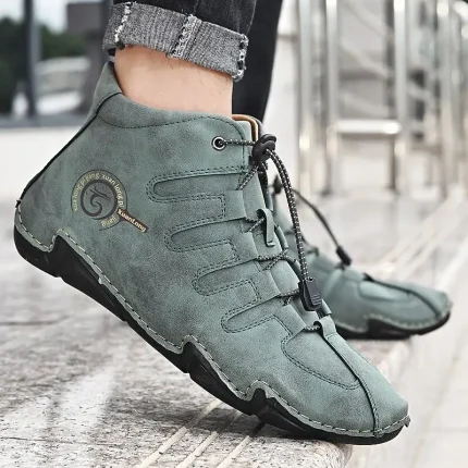 Men's Boots Casual Shoes Plus Size Handmade Shoes - Image 7