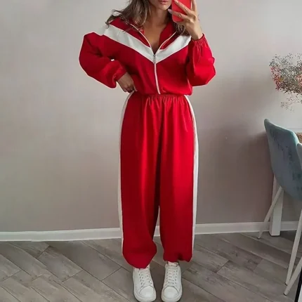 Women Sweatpants Track Pants Pink - Image 5