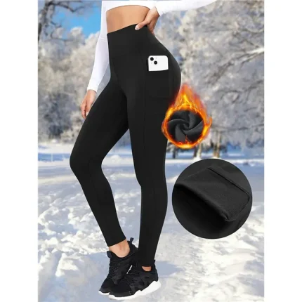 Women's Hooded Vest Polar Fleece Vest Drawstring Sleeveless - Image 6