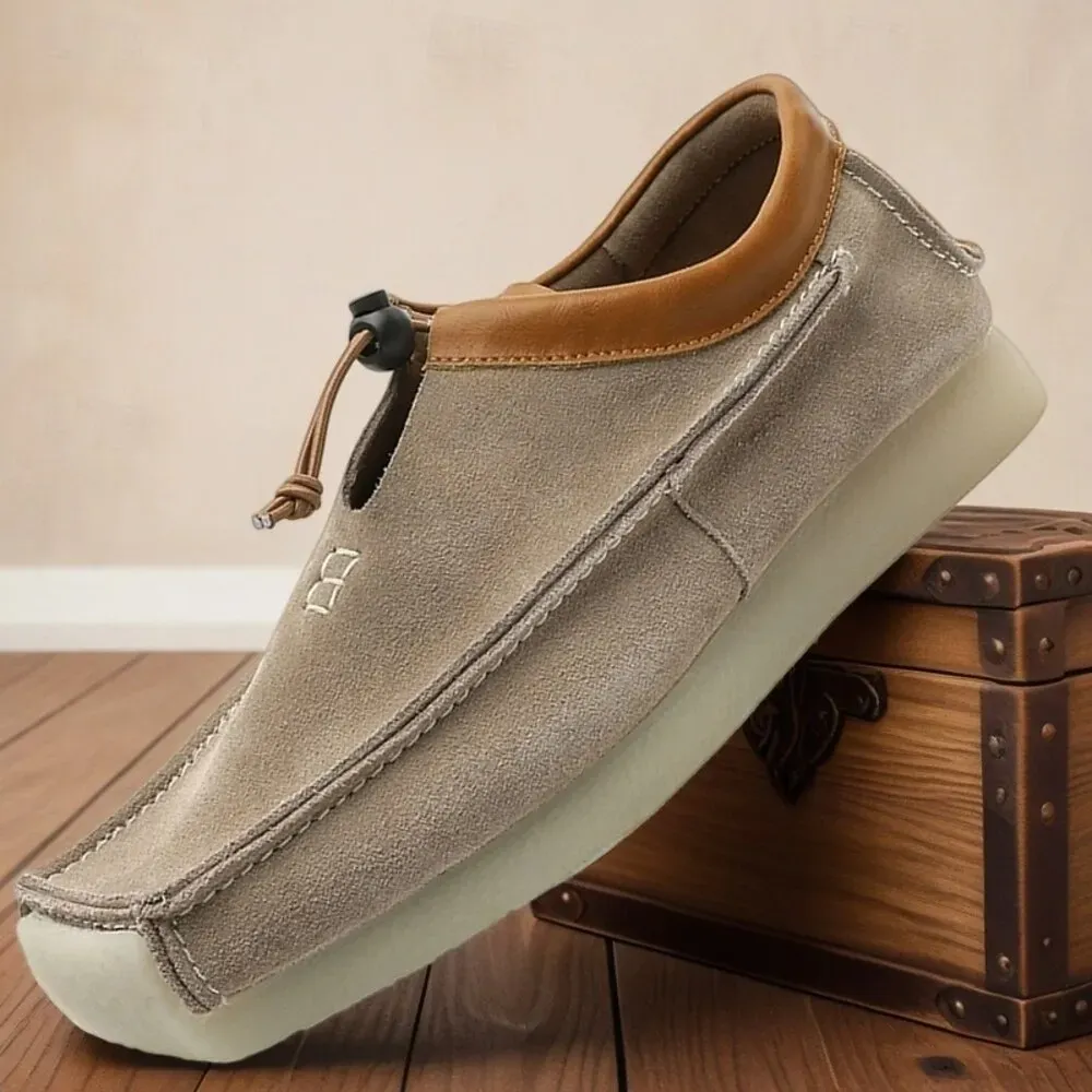 jqceou1755598750083.webp Men's Suede Moccasin Slip-On Shoes Comfortable Soft Sole Casual Outdoor Walking Footwear - Image 1