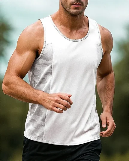 Men's Running Tank Top Running Top Running Shirt - Image 8