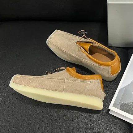 Men's Suede Moccasin Slip-On Shoes Comfortable Soft Sole Casual Outdoor Walking Footwear - Image 8