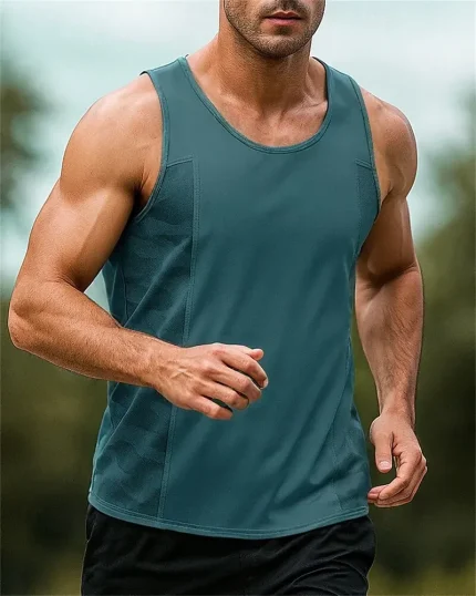 Men's Running Tank Top Running Top Running Shirt - Image 4