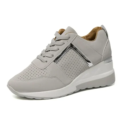 Women's Sneakers Wedge Plus Size Height Increasing Shoes - Image 6