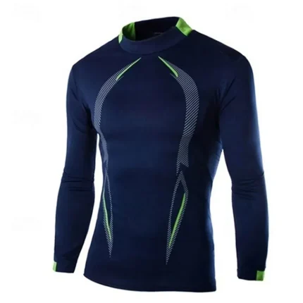 Men's Compression Shirt Athletic Shirt Gym Shirt Fitness - Image 7