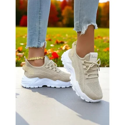 Women's Flyknit Athletic Sneakers - Image 3