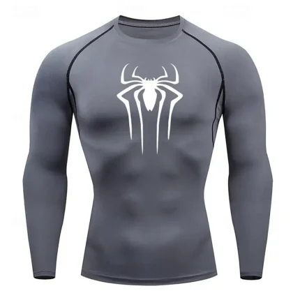 Men Compression Spiders Shirt - Image 8