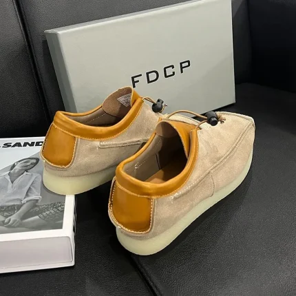 Men's Suede Moccasin Slip-On Shoes Comfortable Soft Sole Casual Outdoor Walking Footwear - Image 5